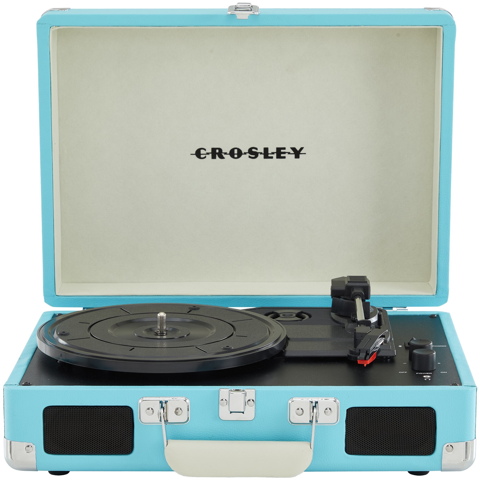 Виниловый проигрыватель CROSLEY CRUISER PLUS Turquoise c двухсторонним Bluetooth