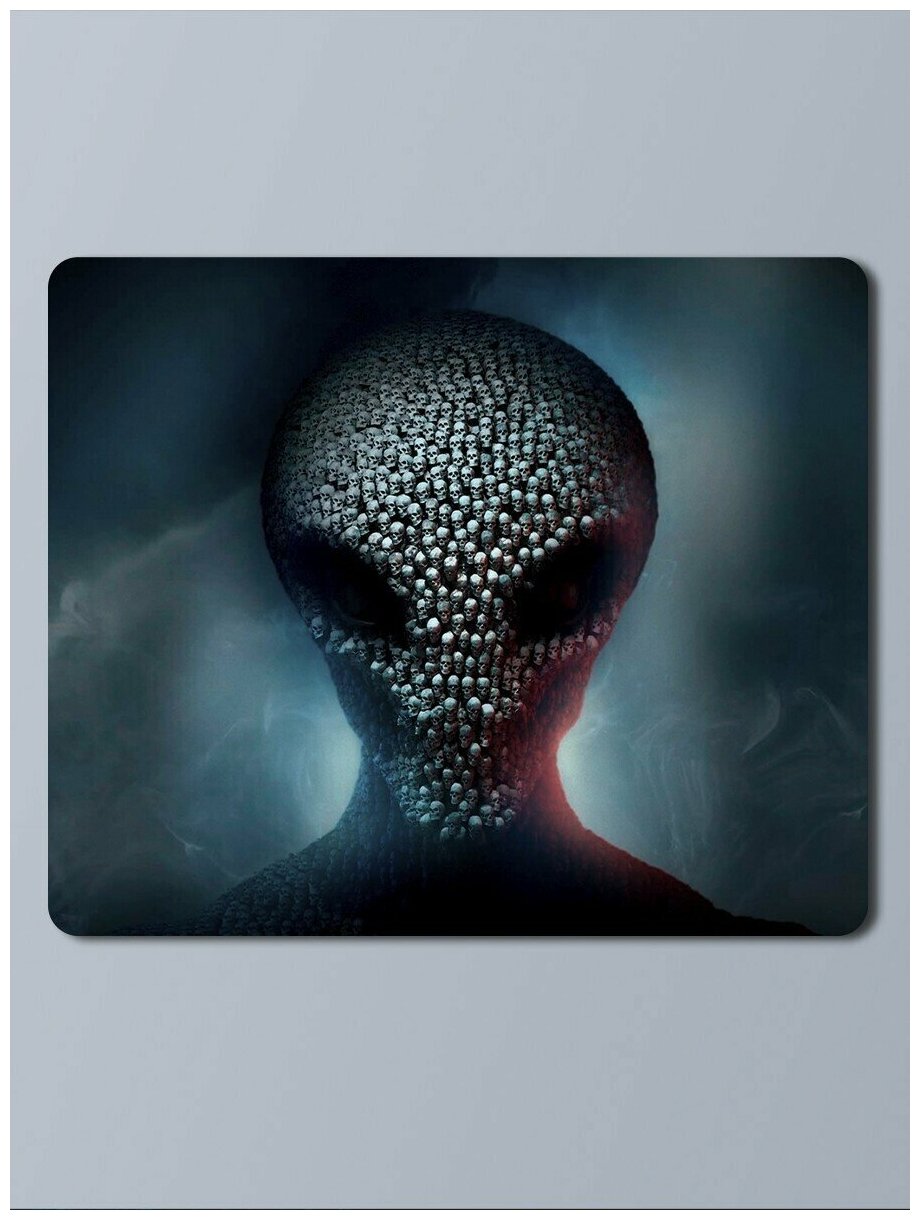 Коврик для мыши с рисунком, размер 25x30см, модель XCOM - 1