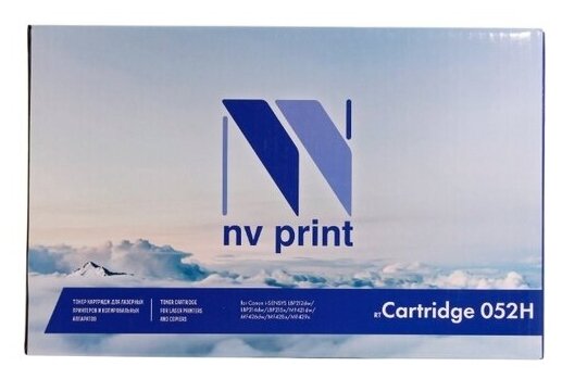Картридж NV Print NV-052H, черный, 9200 страниц, совместимый для Canon i-SENSYS LBP212dw/LBP214dw/LBP215x/MF421dw/MF426dw/MF428x/MF429x