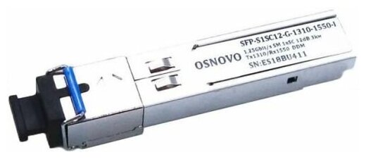 Модуль Osnovo SFP-S1SC12-G-1310-1550