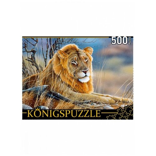 пазл konigspuzzle ангелочек и кролики хк500 6309 500 дет Пазл Konigspuzzle 500 деталей: Я. Веннинг. Лев, Рыжий Кот.