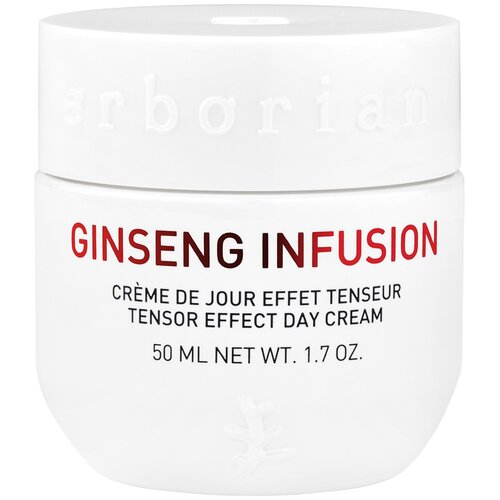 Erborian Ginseng Infusion Tensor Effect Day Cream Восстанавливающий дневной крем для лица с женьшенем, 50 мл восстанавливающий ночной крем с женьшенем erborian ginseng infusion tensor effect night cream