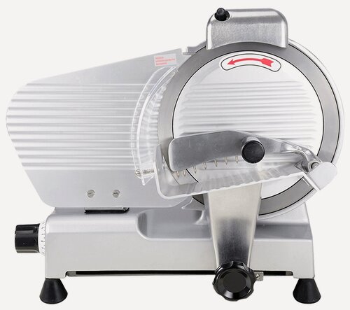 Изображение товара Слайсер Foodatlas "WED-B250B-4", нержавеющая сталь, полуавтоматический, толщина нарезки 13 мм