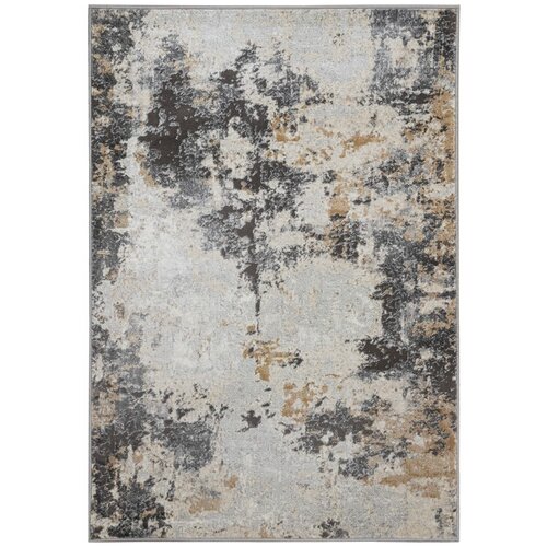 Ковер полипропилен Serenity D742 80x120 см цвет бежевый/серый