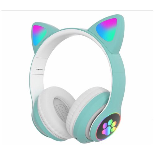 Беспроводные наушники с подсветкой STN-28 и светящимися кошачьими ушками 750₽