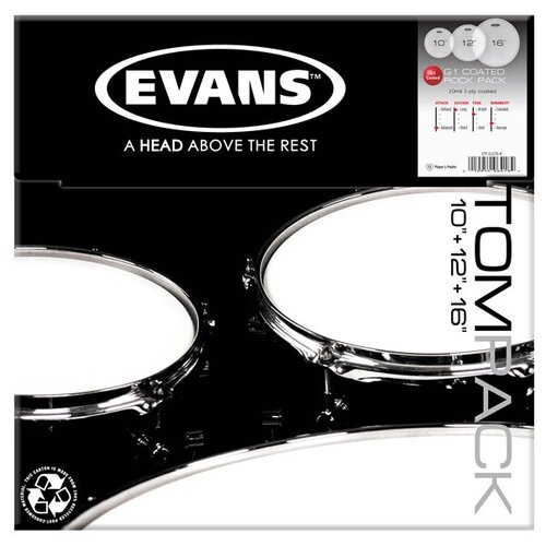 Пластик для барабана Evans ETP-G1CTD-R