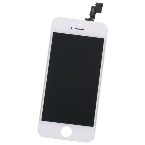 Дисплей Premium для iPhone 5S, iPhone SE (экран, тачскрин, модуль в сборе) белый шлейф на кнопку home для apple iphone 5s iphone se золотистый без поддержки touch id