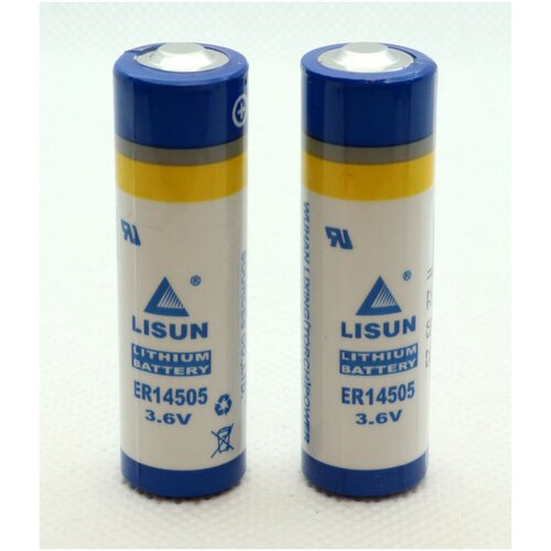 Батарейка литиевая LISUN ER14505 3.6v 2400 mAh формат AA/ LS-6, 2 шт