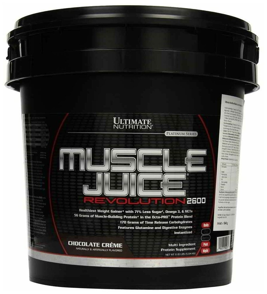 Ultimate Nutrition Muscle Juice Revolution 2600 - 5040 гр. 11lb (Ultimate Nutrition) Банан