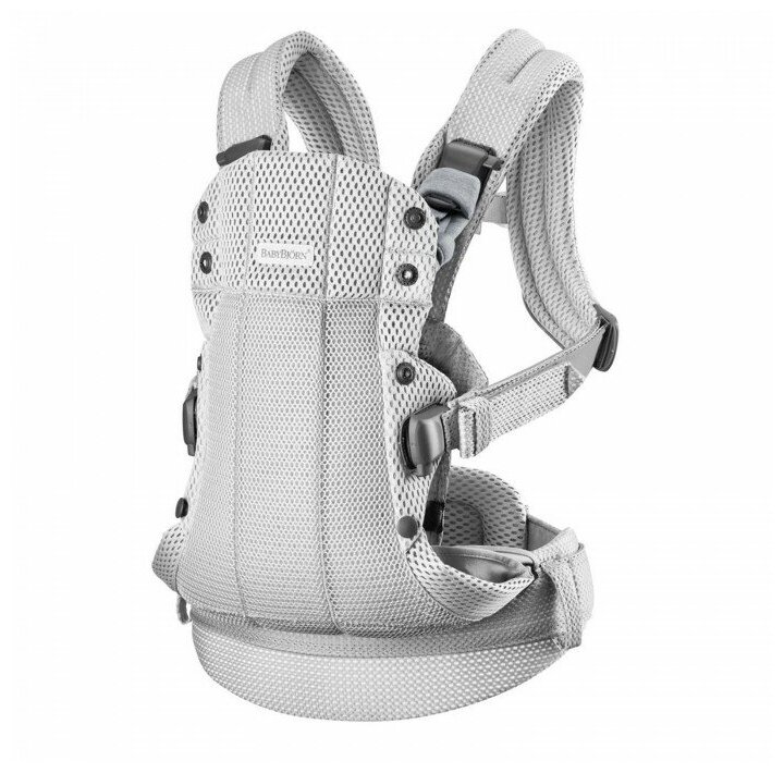 Рюкзак-кенгуру BabyBjorn Harmony 3D Mesh Серебряный