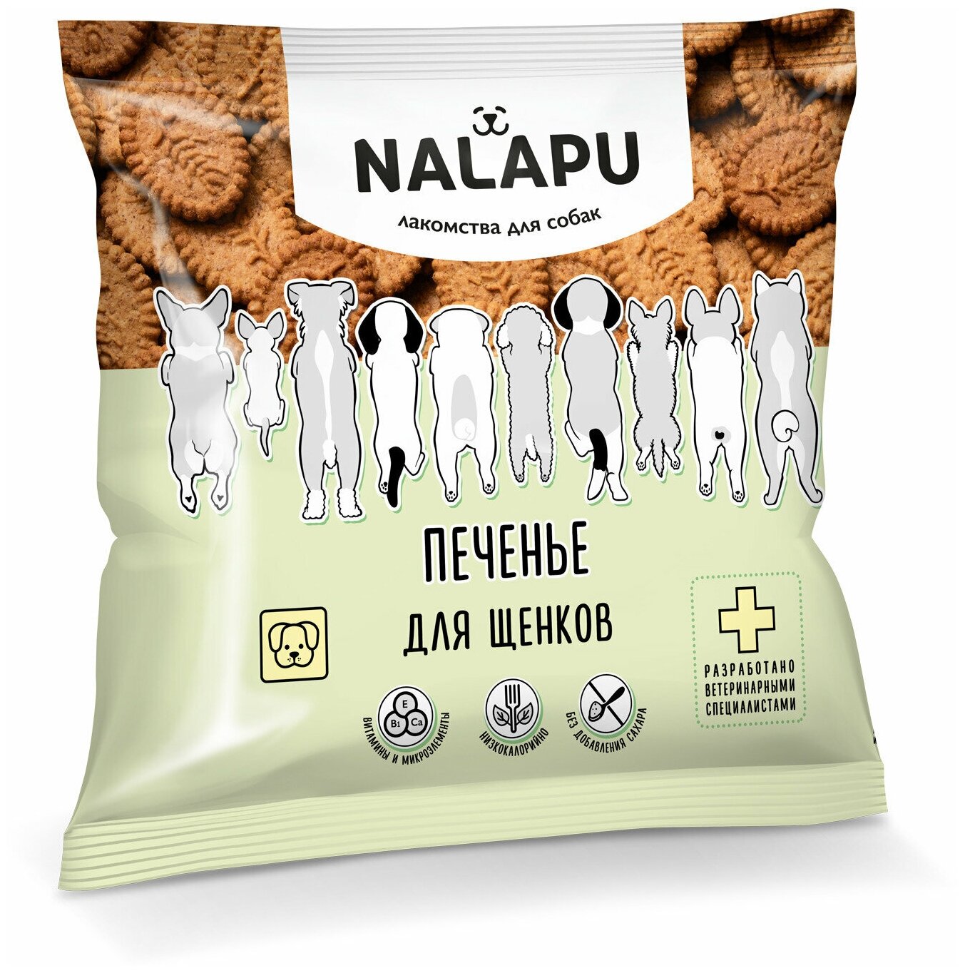 Печенье NALAPU для щенков, 115 г