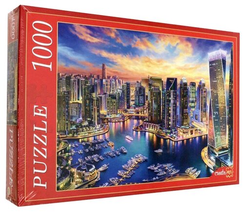 Пазл Рыжий Кот 1000 деталей: Небоскребы Дубая