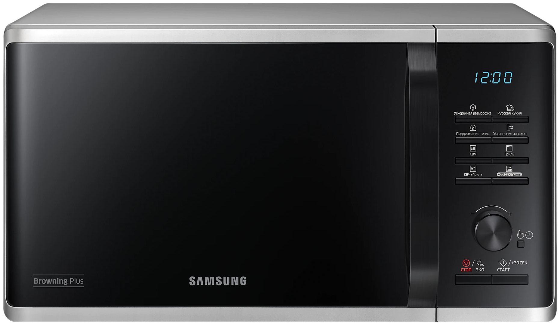 Микроволновая печь Samsung MG23K3515A, черный/серебристый