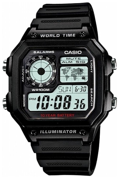 Наручные часы CASIO Collection Men, серый, черный