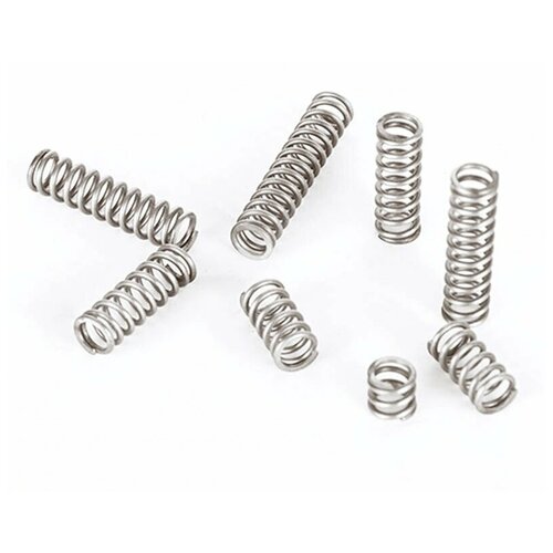 Пружина сжатия D-7,6 мм; d-0,6 мм; L-25 мм (10 шт. в упаковке)