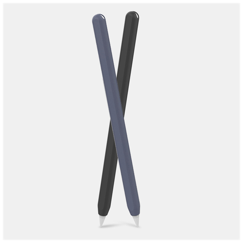 Чехол GOOJODOQ для Apple Pencil 2 (2шт., черный/синий)