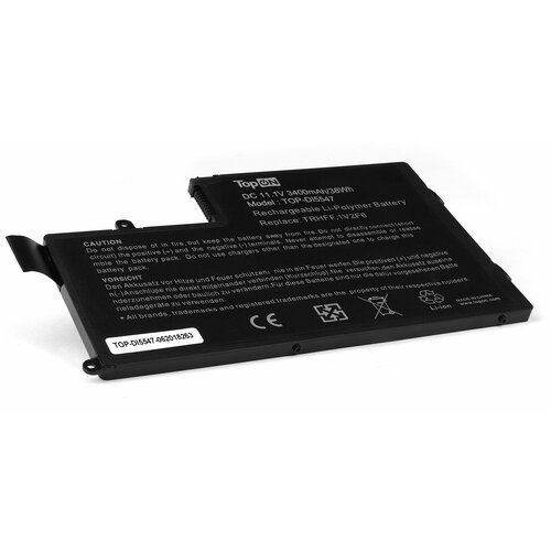 фото Аккумуляторная батарея topon для ноутбука dell dl011307-prr13g01 11.1 (3400mah)