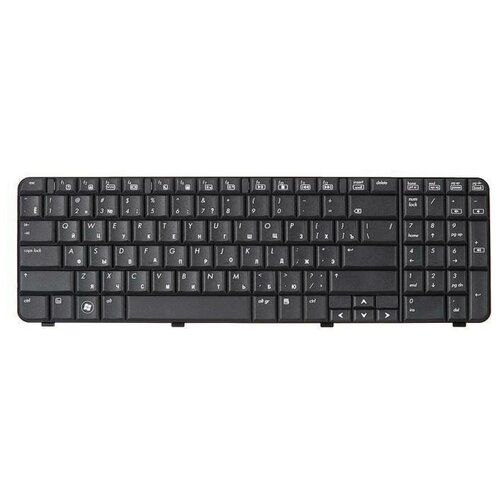 Клавиатура для ноутбука HP Compaq Presario CQ61 G61 Series Плоский Enter Черная без рамки 0P6 0P6A OP6 NSK-HA60R 141000₽