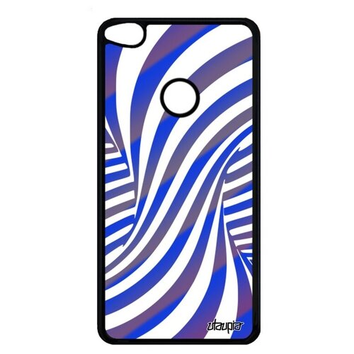 фото Противоударный чехол для мобильного // huawei p8 lite 2017 // "иллюзия торнадо" воронка вихрь, utaupia, розовый