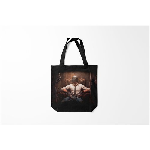 фото Сумка-шоппер / 40х40 см / геймерам / pubg пабг burnettie