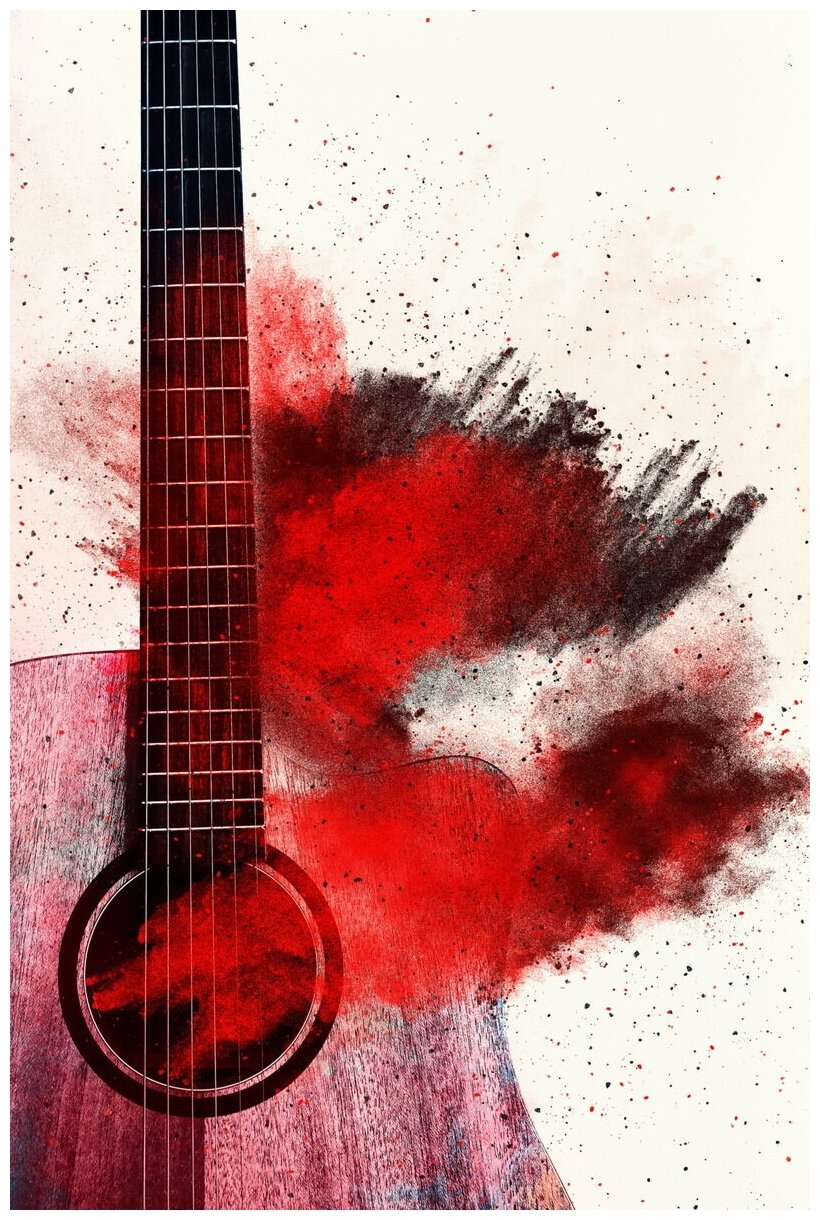 Постер Гитара №1 30см. x 45см.