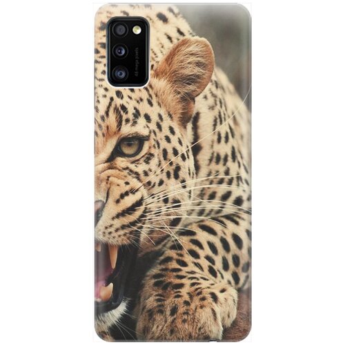 фото Re:pa накладка transparent для samsung galaxy a41 с принтом "рассерженный хищник"