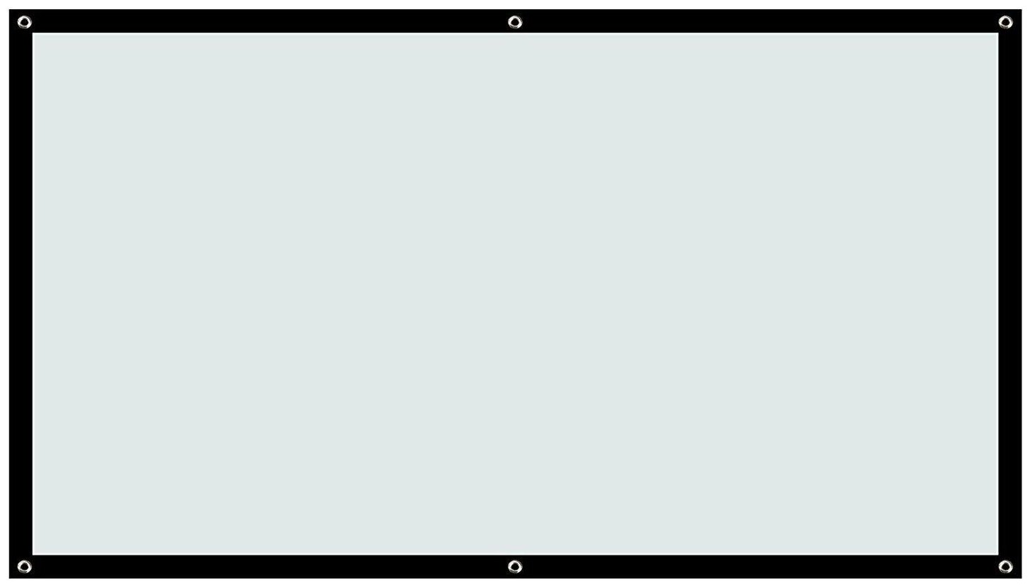 Экран для проектора PH100 настенный 100 дюймов с кольцами