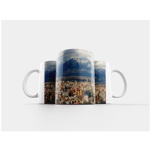 фото Кружка "город, городской пейзаж, панорамный" 320 мл lotsprints