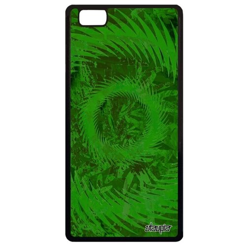 фото Противоударный чехол на телефон // huawei p8 lite 2015 // "мандала спираль" стиль антистресс, utaupia, зеленый