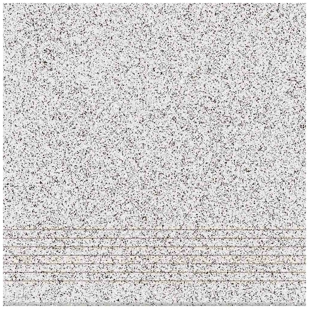 фото Керамогранит ступень Cersanit Mito Milton светло-серый 298х298х8,5 мм (12 шт.=1,06 кв. м)