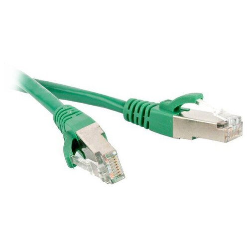 Кабель витая пара патч-корд Hyperline PC-LPM-STP-RJ45-RJ45-C5e-2M-LSZH-GN 2.0m