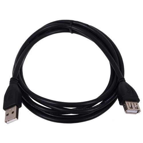 Аксессуар Gembird USB 2.0 AM/AF 1.8m Black CC-USB2-AMAF-6B