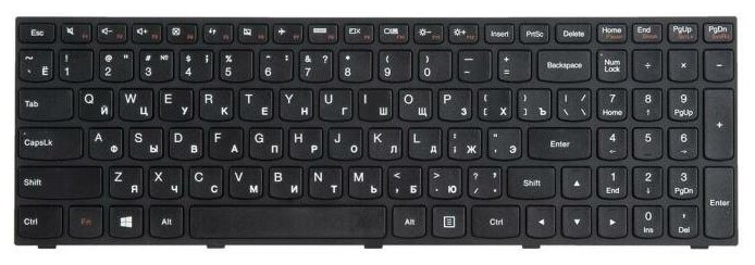 Клавиатура для Lenovo для IdeaPad Flex 2-15, G50-30, G50-45, G50-70, G50-80, G70-70, G70-80, G5030, G5045, G5070, E50-70, M50-70, Z50-70, Z50-75