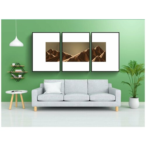 фото Набор модулных постеров для интерьера "планета, небо, луна" 60x90 см. в тубусе, без рамки lotsprints