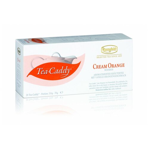 Чай Ronnefeldt Tea-Caddy Cream Orange, травяной, на чайник 20 пакетов