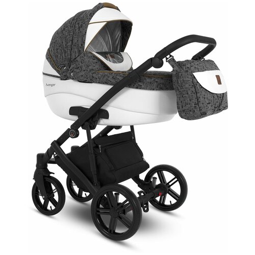 Коляска 2в1 Camarelo Faro, FA-01, серый меланж