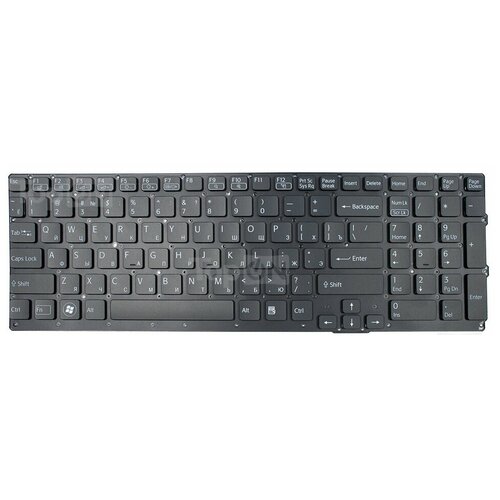 Клавиатура для ноутбука Sony Vaio VPC-SE Series Плоский Enter Черная без рамки PN 9ZN6CBF20R 132000₽