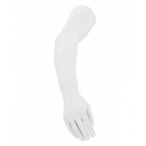 Белые перчатки, длина - 50 см (5164) 20 см