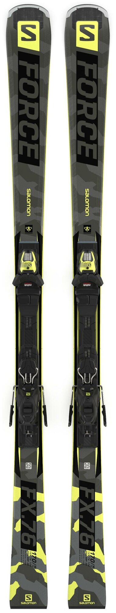 Горные лыжи с креплениями SALOMON E S/FORCE Fx.76 + M11 170