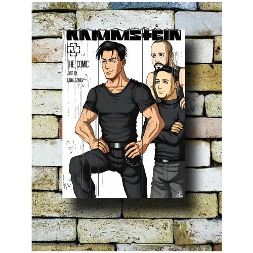 Картина на досках 'Рамштайн. Раммштайн. Ромштайн. Rammstein.' 30/40 см сет раммштайн