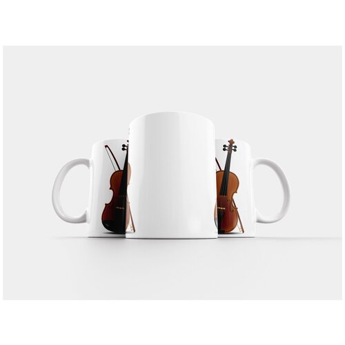 фото Кружка "скрипка, музыка, музыкальный инструмент" 320 мл lotsprints