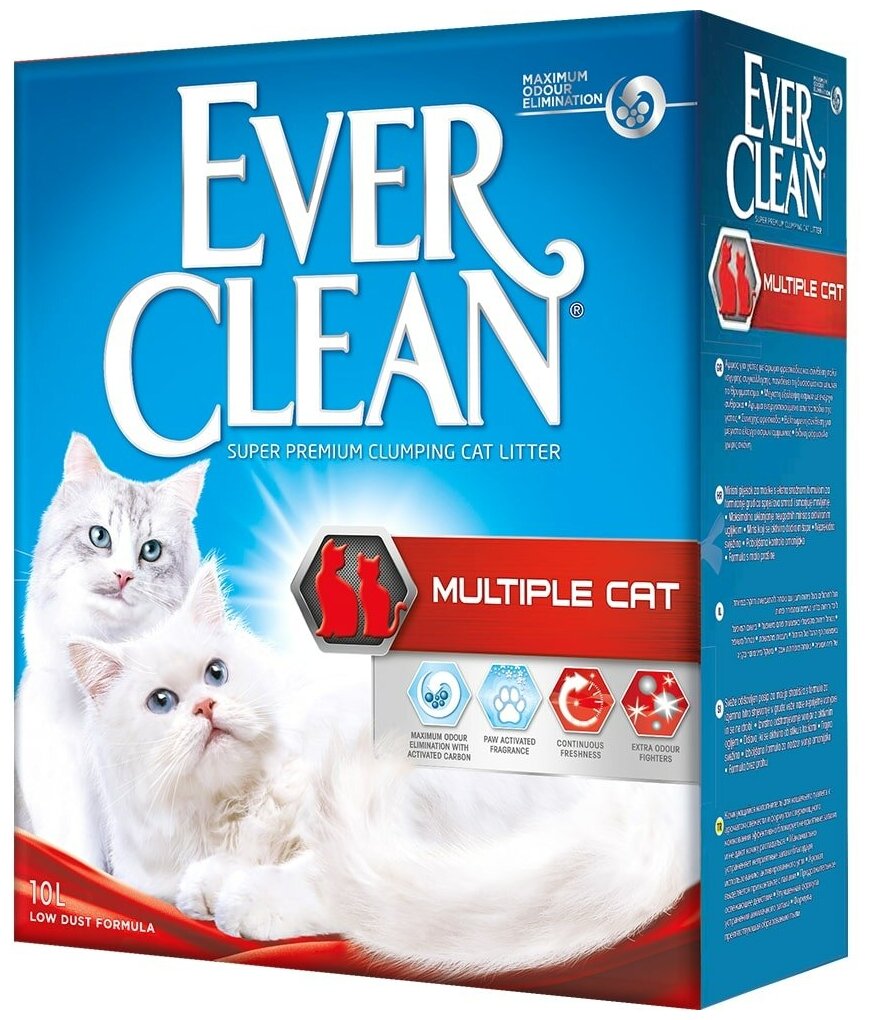 Ever Clean Multiple Cat Комкующийся наполнитель 10L - фотография № 1