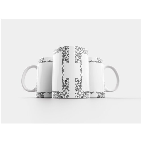 фото Кружка "цветочный, цветок, винтаж" 320 мл lotsprints