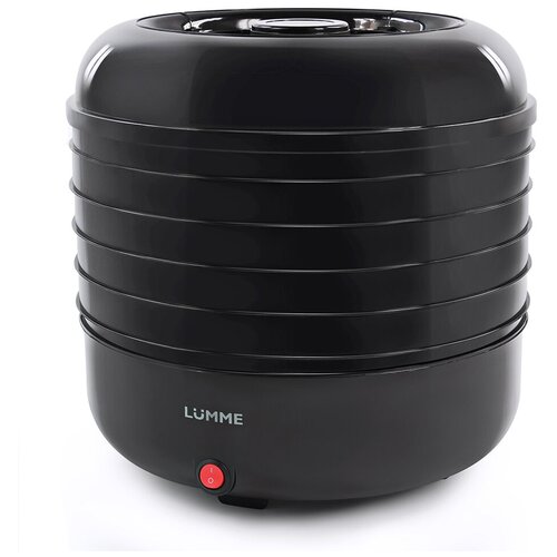 Сушилка LUMME LFD-105 1B PP 6 поддонов 51 для ягод черный жемчуг дфруктововощей 184900₽