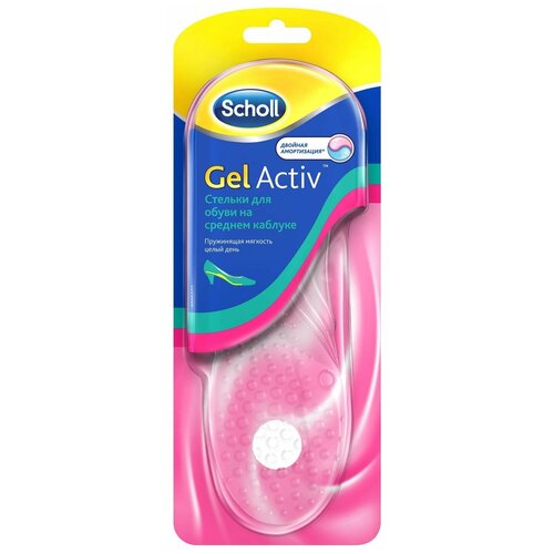 Scholl Gel Activ Стельки для обуви на среднем каблуке 8269445