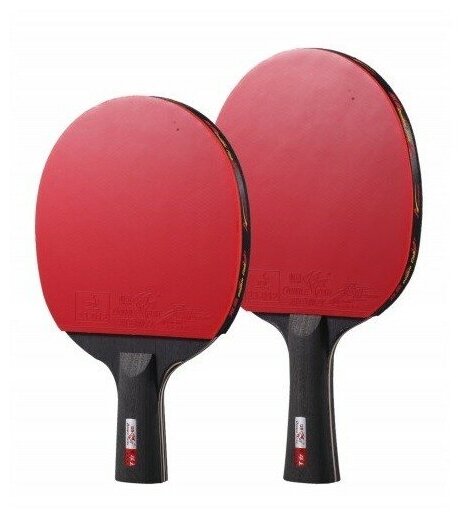 Ракетка для настольного тенниса Double Fish Black Carbon King Racket 5*****, ITTF Appr