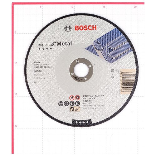 Круг отрезной по металлу Bosch (2608600321) 180х22х3 мм