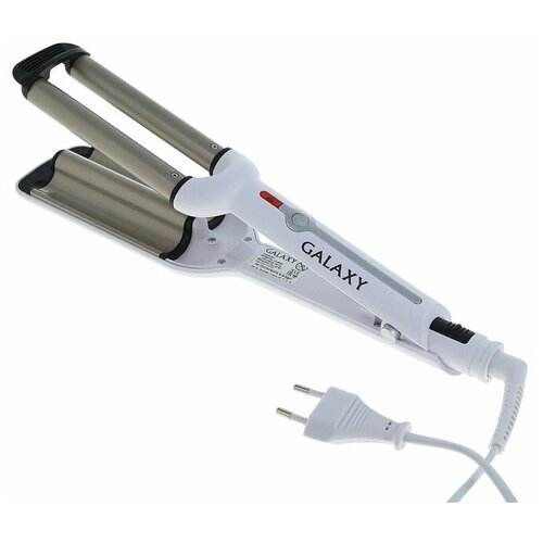 Плойка Galaxy GL 4602 60 Вт керамическое покрытие d16 мм 200С белая 201000₽