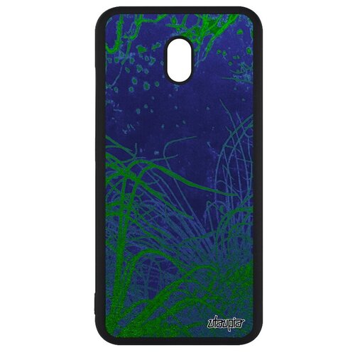 фото Защитный чехол на мобильный // xiaomi redmi 8a // "травы" водоросли стиль, utaupia, голубой