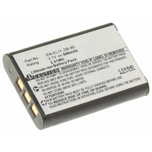 фото Аккумулятор ibatt ib-u1-f191 680mah для nikon coolpix s550, coolpix s560, для olympus fe-370, для pentax optio m50, optio w60, optio m60, optio v20, для sanyo xacti vpc-e10,